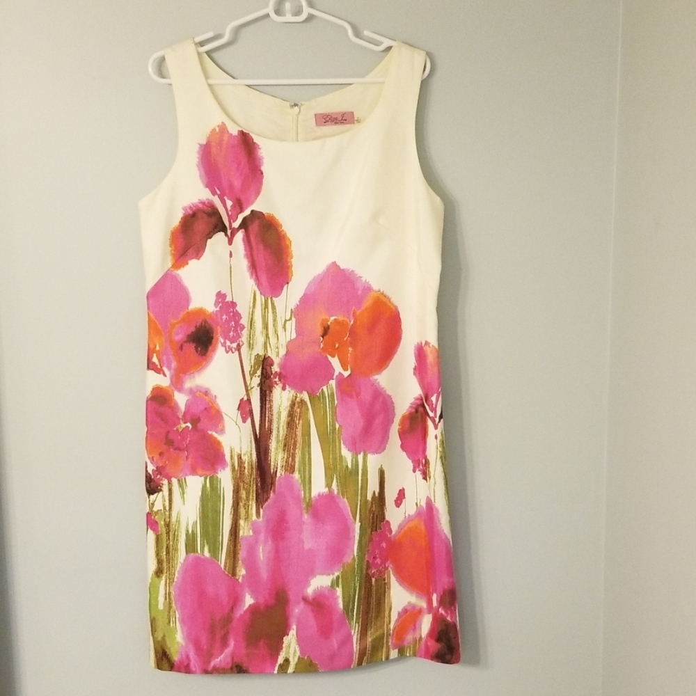 Eliza J Floral Dress  EUC